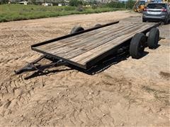 Shop Made T/A Flatbed Trailer 