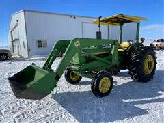 1972 John Deere 1020 2WD Tractor W/John Deere 48 Loader 