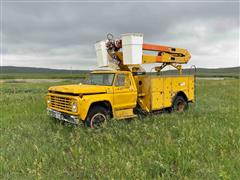 1976 Ford F750 S/A Bucket Truck 