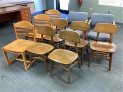 Wood & Cushion Chairs 