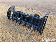 2024 Suihe SSR-78 Root Rake Grapple Skid Steer Attachment 