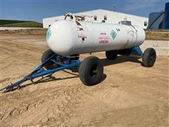 Trinity 1000-Gal Anhydrous Nurse Tank On Running Gear 