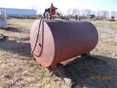 500 Gallon Steel Fuel Tank 