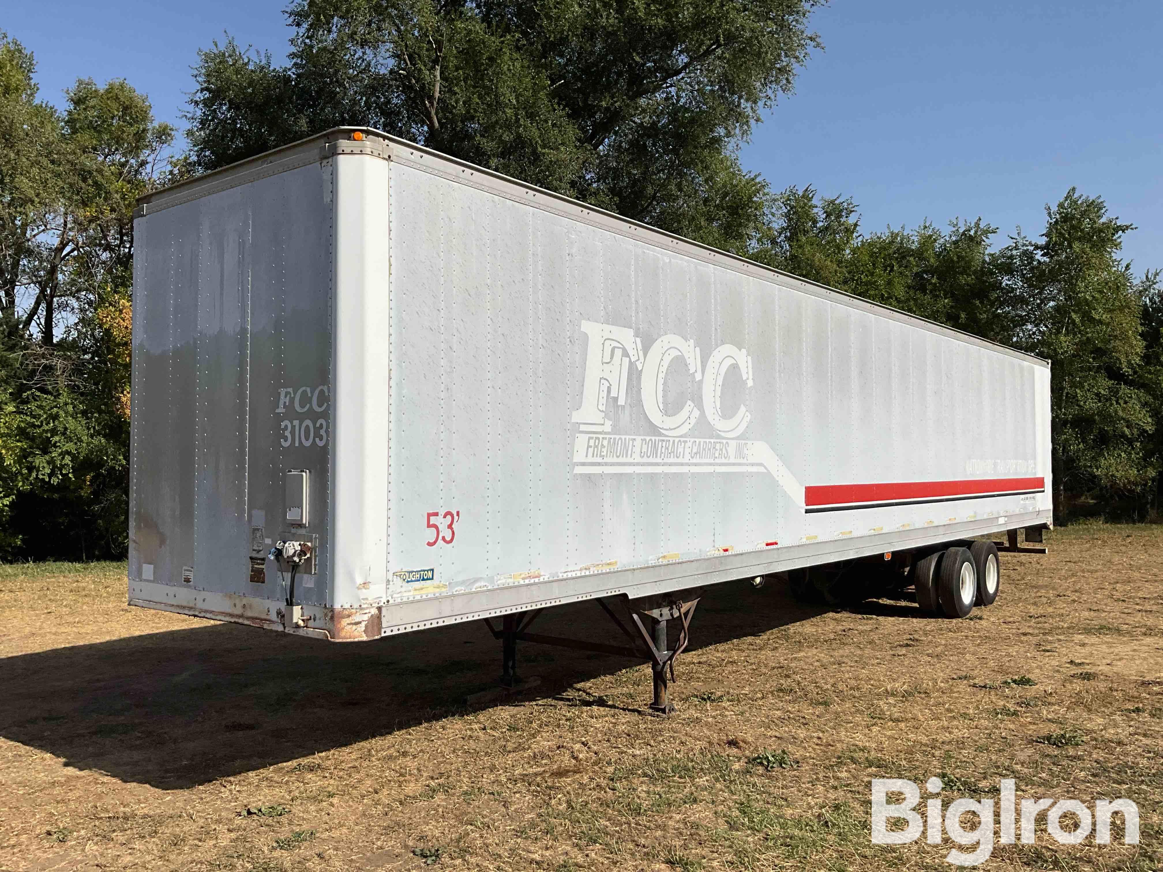 1998 Stoughton 53’ T/A Enclosed Dry Van Trailer 