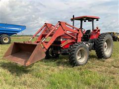 1991 Case IH 5140A MFWD Tractor W/Loader 