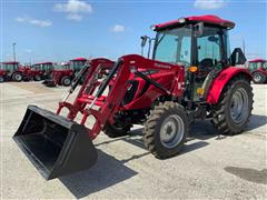 2022 Mahindra 2670 PST CAB Compact Utility Tractor W/Loader 