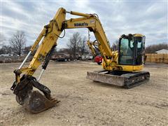 2013 Komatsu PC88MR-8 Midi Excavator 