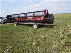 2001 Case IH 1020 25' Flex Head W/Cart 