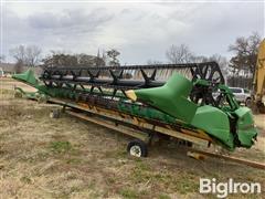 2009 John Deere 630F HydraFlex Platform Header W/Header Trailer 