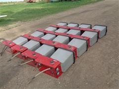 Case IH 1200 Series Insecticide Brackets W/Boxes 