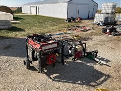 Chain Saw, Generators, Water Pump 