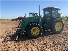 1989 John Deere 3155 MFWD Tractor W/Loader 