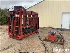 Daniels Ultimate AH Hydraulic Cattle Squeeze Chute 