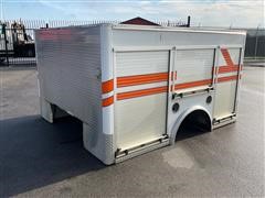 Aluminum 9' Truck Body W/Roll-Up Doors 