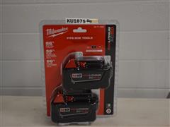 Milwaukee M18 Red Lithium XC 5.0 Batteries 