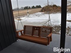 Wooden Porch Swing 