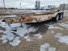 2001 Evans-Plugge T/A Flatbed Trailer 