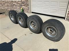 Chevrolet 1980's Rally Wheels & 31X 10.50R15 Tires 