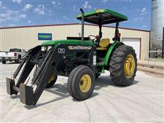 2002 John Deere 5420 2WD Tractor W/Loader 