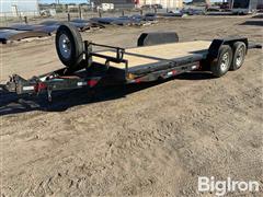 2019 Pj 21’ T/A Tilt Flatbed Trailer 