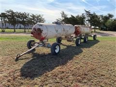 Tandem 1000 Gallon Anhydrous Ammonia Tank Trailers 