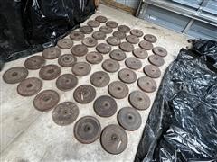 John Deere Cast Iron Planter Closing Wheels 