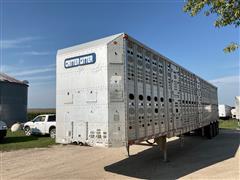 2000 Wilson Silver Star PSADL-303B Tri/A Livestock Trailer 