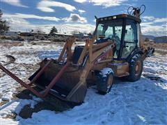 2003 Case 580 Super M 4x4 Loader Backhoe W/Extendahoe 