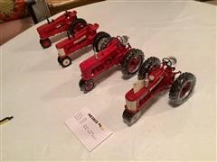 Farmall 300, 350, 400, & 450 1/16th Scale Toy Tractors 