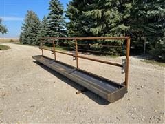 24' Fence Line Feed Bunk 
