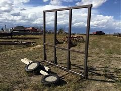 Shop Built Wheel Loader Bale Spear 