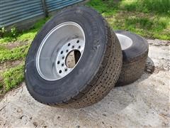 Michelin 445/50R22.5 Tires/Rims 