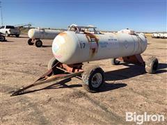 1,000-Gallon NH3 Tank On Running Gear 