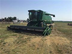 1990 John Deere 9500 2WD Combine W/Header 