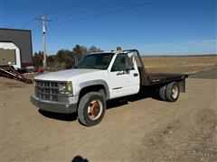 1999 Chevrolet 3500 HD 2WD Dually Flatbed Pickup 