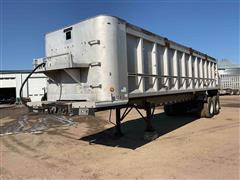 1991 East T/A Aluminum End Dump Trailer 