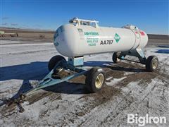 1000-Gallon Anhydrous Ammonia Tank Trailer 