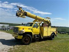 1994 Ford F800 S/A Bucket Truck 