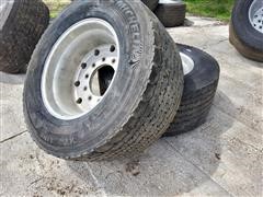 Michelin 445/50R22.5 Tires/Rims 
