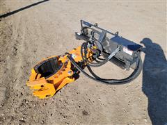 2023 Land Honor RG-11-5000G 3 Finger Hydraulic/Rotating Rock And Tree Hand Skid Steer Attachment 