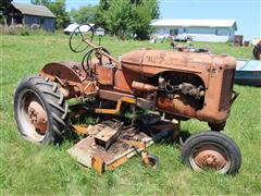 1951 Allis-Chalmers CA 2WD Tractor W/mower 