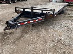2007 PJ Trailers T/A Flatbed Deck Over Trailer 