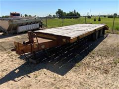 1992 Belshe T/A Bumper-Pull Flatbed Trailer 