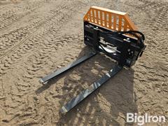 2023 Wolverine PFA-11-3300G Hydraulic Pallet Forks Skid Steer Attachment 