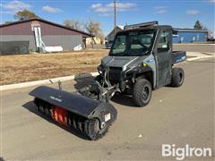 2013 Polaris Brutus Diesel HD PTO Side X Side W/Sweeper 