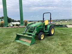 2008 John Deere 3320 Compact Utility Tractor W/Loader 