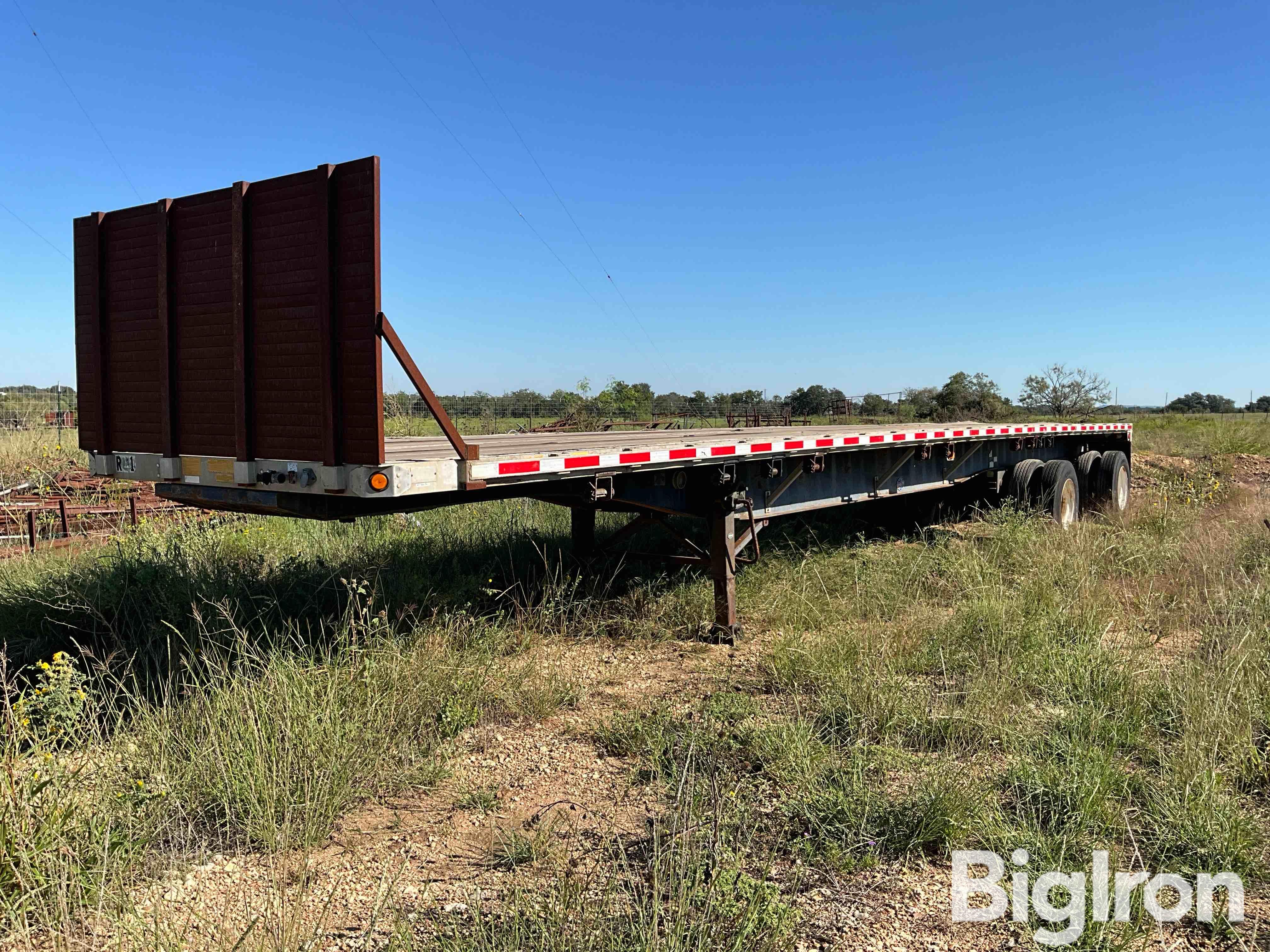 1998 Utility Spread Axle Flatbed Trailer 