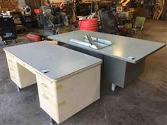 Steel Shop Desks 