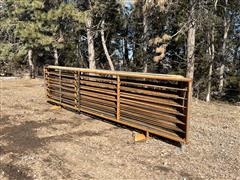 24' Freestanding Livestock Panels W/Gate 