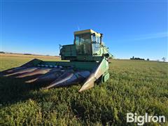 1977 John Deere 7700 Turbo 2WD Combine W/6R36" Corn Head 